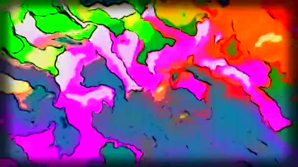 Rayures Aquarelles Diagonale Motion Lignes Lumineuses Contrastées — Video