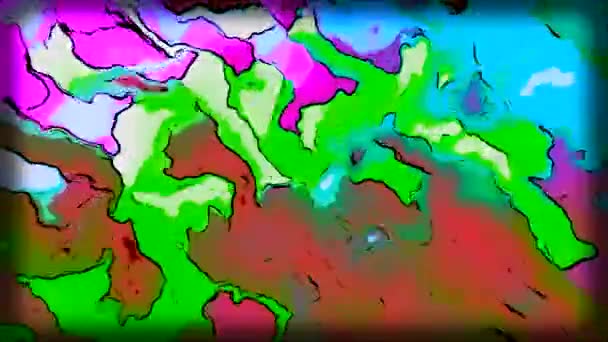 Rayures Aquarelles Diagonale Motion Lignes Lumineuses Contrastées — Video