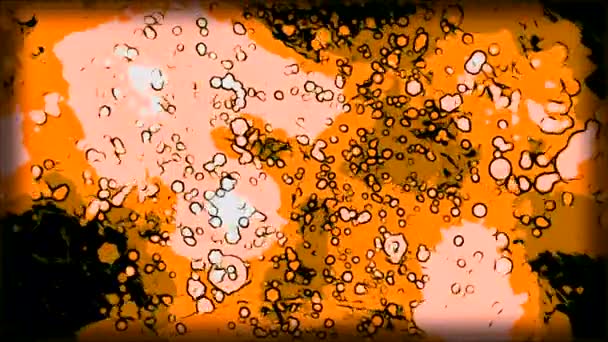 Animação Abstrata Bactérias Movimento Estilo Cartoon Moção Estilo Animação Dos — Vídeo de Stock