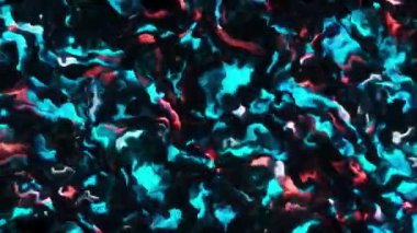 Dalgalanmaları ve farklı ışık parlamaları olan soyut karanlık su yüzeyi. Hareket. Sıvı su maddesi