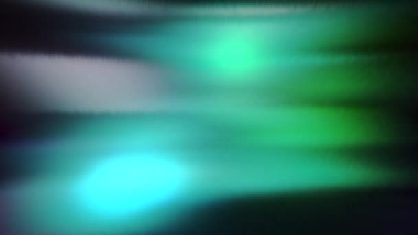 Animace Severních Světel Černém Pozadí Pohyb Vesmír Aurora Borealis — Stock video