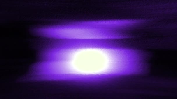 Luz Púrpura Roja Moción Reflejos Brillantes Iluminación Multicolor Hecha Abstracción — Vídeo de stock