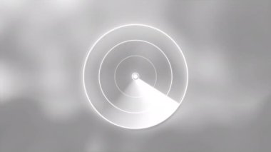 Dijital radar HUD elementleri. Hareket. Soyut canlandırma navigasyon arayüzü