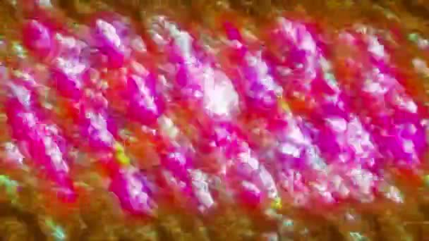 グレーとピンクの輝き ムーブメント グリッターと抽象で作られたイリジエントな背景 高品質の4K映像 — ストック動画