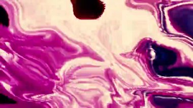 Mor ve pembe sıvı. Hareket. Parlak bir ışık arkaplanı. Yanardöner bir ışık gölgesi. Üç boyutlu bir leke gibi. Yüksek kalite 4k görüntü