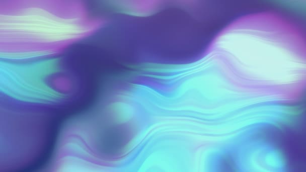 Spectrale Iriserende Wazig Neon Licht Lekt Beweging Visuele Psychedelische Abstracte — Stockvideo