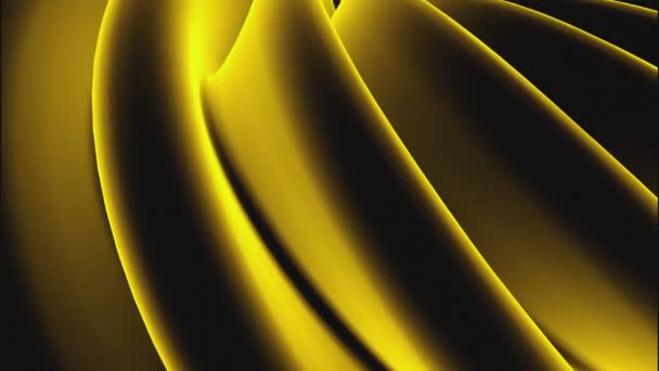 黄色的移动线设计 带着光的抽象小条 低速向不同方向运动 高质量的4K镜头 — 图库视频影像