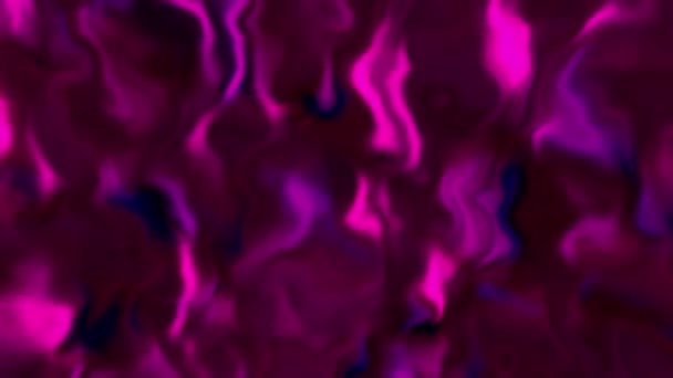 Sıvı Efektli Renkli Noktaların Hareket Eden Çizgilerinin Canlandırılması Hareket Sıvı — Stok video