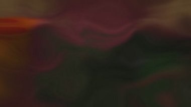 Yeşil ve kırmızı çizgileri olan koyu lekeler. Hareket. Bulanık lekeler, çizgi film animasyonunda yapılmış aydınlatma. Yüksek kaliteli FullHD görüntüler