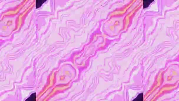 파란색과 분홍색 하이라이트 움직임 애니메이션에서 눈부신 반점이있는 고품질 Fullhd — 비디오