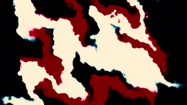 Vlekken Verf Bewegen Golvend Patroon Beweging Plasma Abstracte Vlekken Golvende — Stockvideo