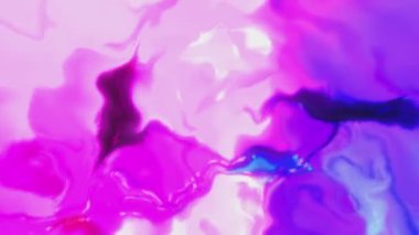 Soyut dalga çizgileri hızlı hareket ediyor ve renk değiştiriyor. Hareket. Yaratıcı kıvrımların 3 boyutlu animasyonu