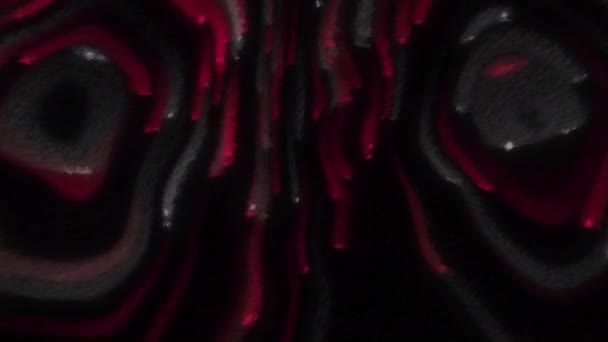 Futuristic Red Living Organism Outer Space Motion Space Futuristic Background — Stock Video