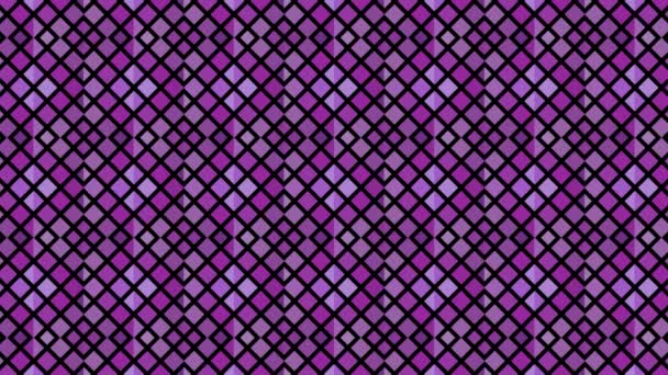 Абстрактний Мозаїчний Візерунок Рух Рядки Крихітних Різнокольорових Плиток Однакового Розміру — стокове відео