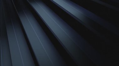 Gri merdiven 3D formatında. Tasarım. Çizgi film animasyonunda yapılmış küçük siyah gölgeler. Yüksek kalite 4k görüntü