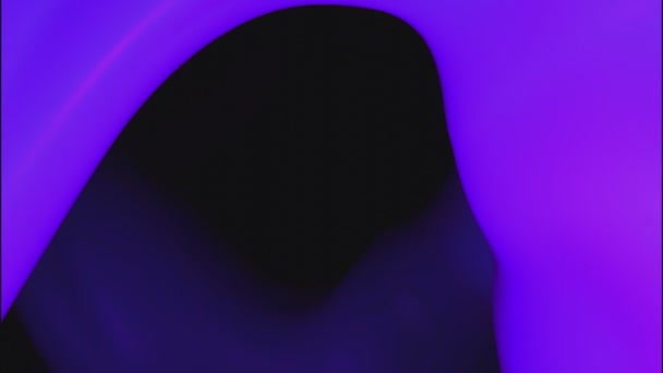 紫色のブロック デザイン 明るい斑点は抽象的な背景に黒い背景に広がりました 高品質の4K映像 — ストック動画