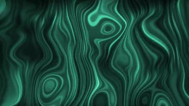 Renkli sıvı arka plan. Hareket. Canlandırılmış yeşil ve siyah dalgalı lekeler