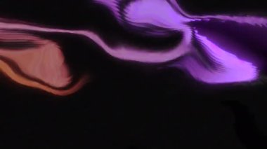 Yanan boya. Hareket. Pırıl pırıl parlak mavi ve mor gölgeler bilgisayar animasyonunda yapılmış. Yüksek kalite 4k görüntü