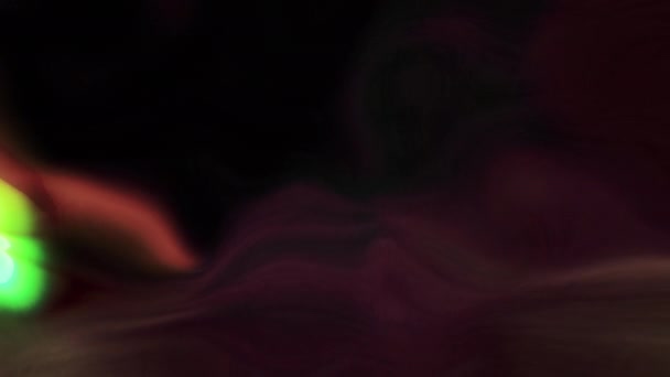 Різнокольорові Лазерні Промені Рух Барвисте Підсвічування Чорному Тлі Зроблене Абстракції — стокове відео