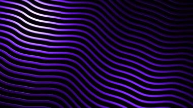 Çizgiler psikedelik etkiyle dalgalar halinde bükülür. Tasarım. İnce çizgiler siyah arkaplanda dalgalar halinde bükülür. Güzel metal çizgileri uzayda psikedelik kıvrımlarla hareket eder..