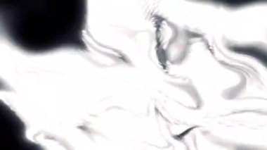 Parlak plazma noktaları akış içinde yanıp sönüyor. Hareket. Nehirde parlayan parlak renkli noktalar. Plazma dokusuna sahip renkli noktaların yanıp sönmesi. 