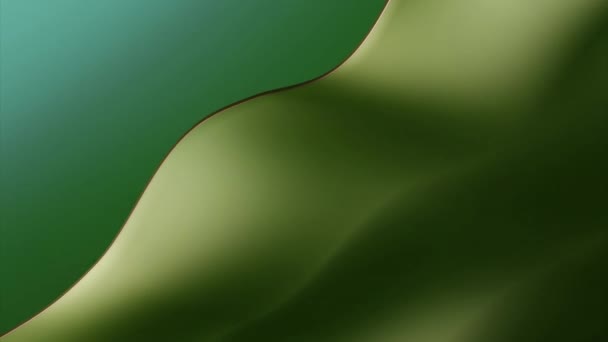 Fioletowa Zielona Wstążka Projektowanie Mętne Tło Jasną Wstążką Która Przeżuwa — Wideo stockowe