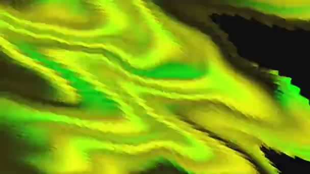 Ondes Mouvantes Cyberingérence Colorée Motion Ondulations Colorées Des Vagues Mouvement — Video