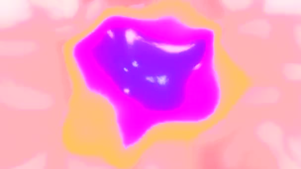 液体フローのカラフルな爆発の3Dアニメーション ムーブメント 液体の光沢のあるペンキの美しい3Dテクスチャ 色の爆発とハイライトを明らかにした液体ストリーム — ストック動画