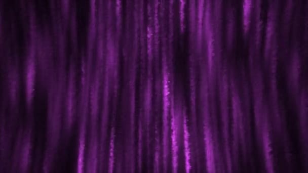 Яркие Неоновые Лучи Современные Технологии Движение Пурпурные Вертикальные Неоновые Лучи — стоковое видео