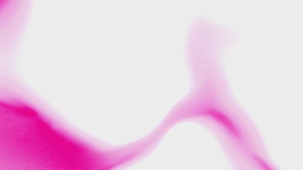 Abstrakte Farbenfrohe Digitale Kunst Violetten Farben Bewegung Bewegte Farbflecken — Stockvideo