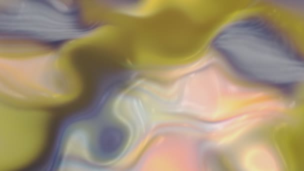 Абстрактна Хвиляста Барвиста Поверхня Рідкісними Тремтіннями Рух Розмита Гладка Текстура — стокове відео