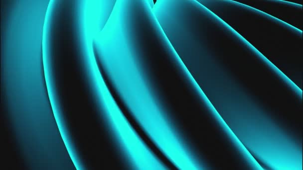 Анимация Сгибов Движущихся Волн Дизайн Прекрасные Шелковые Волны Движущемся Потоке — стоковое видео