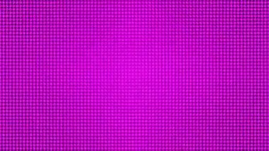 Mor ve mavi arka plan. Tasarım. Bilgisayar grafikleri ve farklı yönlerde çırpınan küçük parçalardan oluşan küçük bir yapıcı. Yüksek kalite 4k görüntü