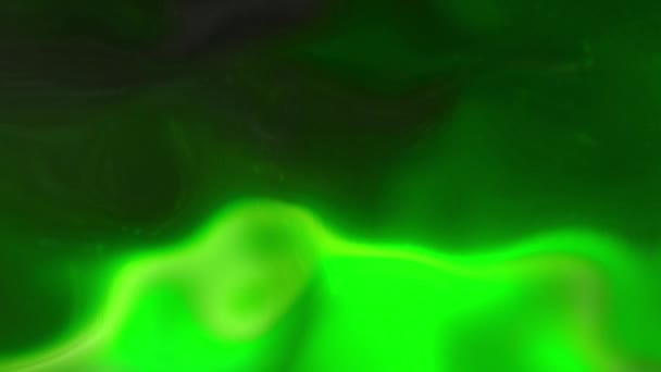 波状液体背景 带有挥发物的水液体物质 — 图库视频影像