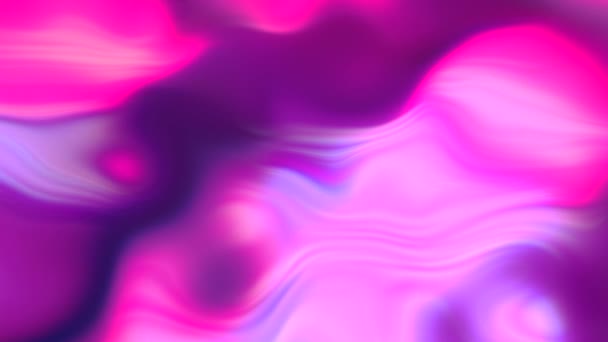 Абстрактный Фон Фантастических Волн Воды Движущаяся Цветная Жидкая Краска Движение — стоковое видео