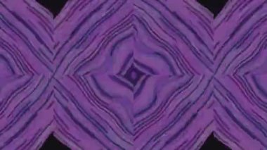 Şekillerle parlayan parlak desenler. Hareket. Psikedelik parlak desen geometrik şekillerle yanıp sönüyor. Çizgileri ve parlak flaşları olan geometrik desen. Parlayan ışıklar uyarılıyor. 