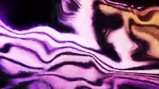 Peinture Rose Abstraite Rebondissant Faisant Éclaboussures Motion Formes Colorées Courbes — Video