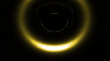 Dönen dalgalarla 3D daireler çiziyor. Tasarım. Dönen daireli üç boyutlu dalgalar. Müzikal ekleme ya da mekansal sıçrama için titreşimli daireler. 