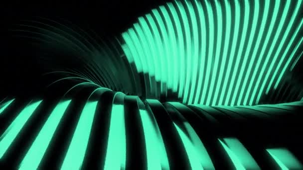 Dizzerande Rörliga Spiral Ränder Design Spiral Tunnel Flyttar Med Ränder — Stockvideo