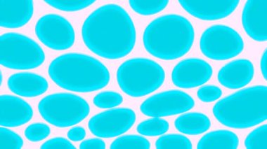 Beyaz arka plan ve parlak noktalı siyah arkaplan. Tasarım. Üç boyutlu olarak farklı yönlere hareket eden büyük kabarcıklar. Yüksek kalite 4k görüntü