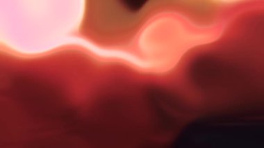 Hareketli noktaları olan soyut lav arkaplanı. Hareket. Işık arka planında hareket eden ısı noktaları. Termal spektrum noktaları hassas desende hareket eder. 