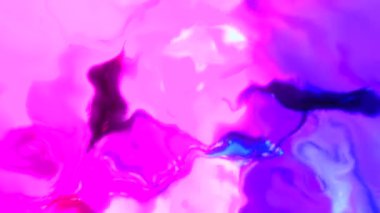 Parıldayan enerji titreşimleri rengarenk bir benek şeklinde. Hareket. Parlak renkli noktalar elektrik darbeleriyle hareket eder. Renkli plastik desenli elektrik akımları yanıp sönüyor. 
