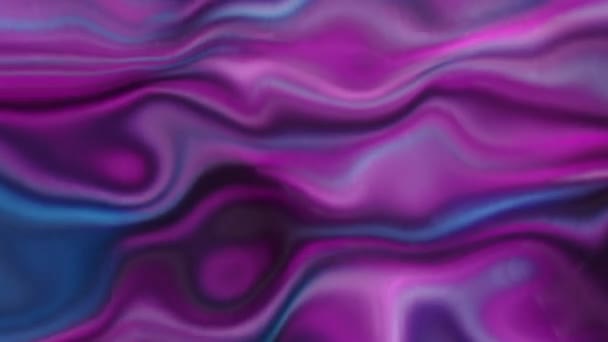 色彩艳丽的液体等离子体流 三维液体以流动的方式运动 等离子体液体在能量流中流动 — 图库视频影像