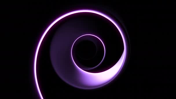 ブルーと紫色のレーザーが付いている黒い背景 デザイン 光るコンピュータグラフィックスで作られた光のレイ 高品質の4K映像 — ストック動画