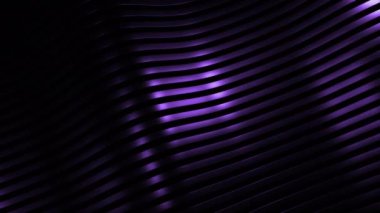 Çizgili arka planda üç boyutlu dalga. Tasarım. Çizgili ipeksi arka plandaki dalgalardan güzel bir parıltı. İpeksi çizgi dalgalarının metalik parlaklığı. 