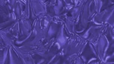 Yüzeyde renkli metalik sıvı kaynıyor. Tasarım. Yüzeyinde dalgalanmalar ve metalik dokusu olan üç boyutlu sıvı. Metalik renkli sıvı dalgalanmaları. 