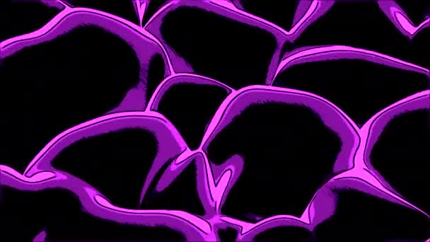 エイリアン クリーチャーの胃の中を眺める デザイン エイリアン胃腸管の抽象視覚化 — ストック動画