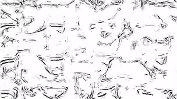 Bacterias Bajo Microscopio Hospital Diseño Difusión Visualización Del Virus — Vídeos de Stock