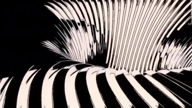 Dönen dişli arka planının soyut görüntülenmesi. Tasarım. Dönen teknolojik mekanizma