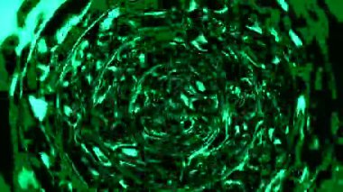 Turuncu ve yeşil parlak arka plan. Tasarım. Çizgi film animasyonlarında farklı yönlere fışkıran parlak lekeler. Yüksek kalite 4k görüntü